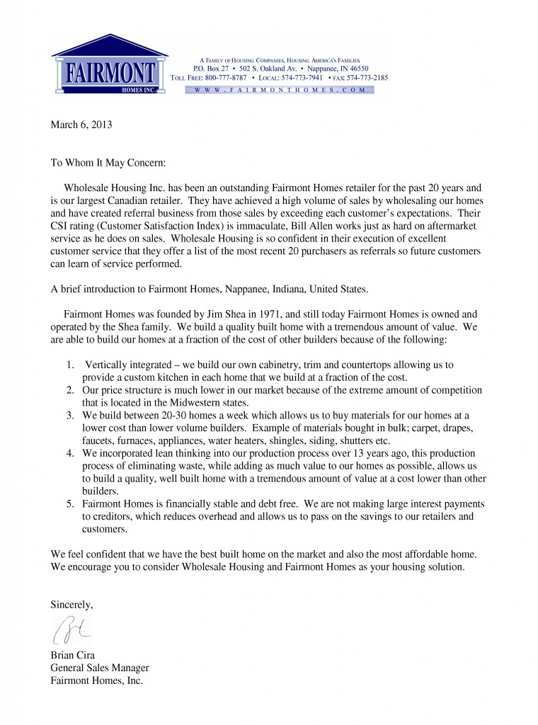 Letter 2 - F.H. Referral Feb. 2013